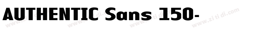 AUTHENTIC Sans 150字体转换 AUTHENTIC Sans 150字体转换